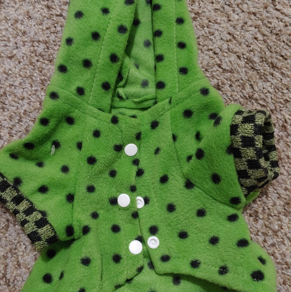 Polka dot hoodie